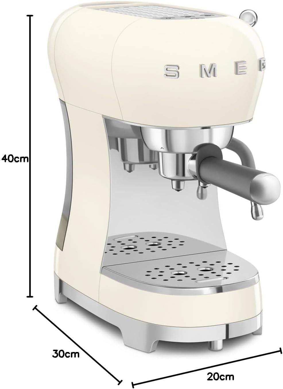 Machine à café expresso manuelle Smeg + 4 paquets de café moulu premium offerts