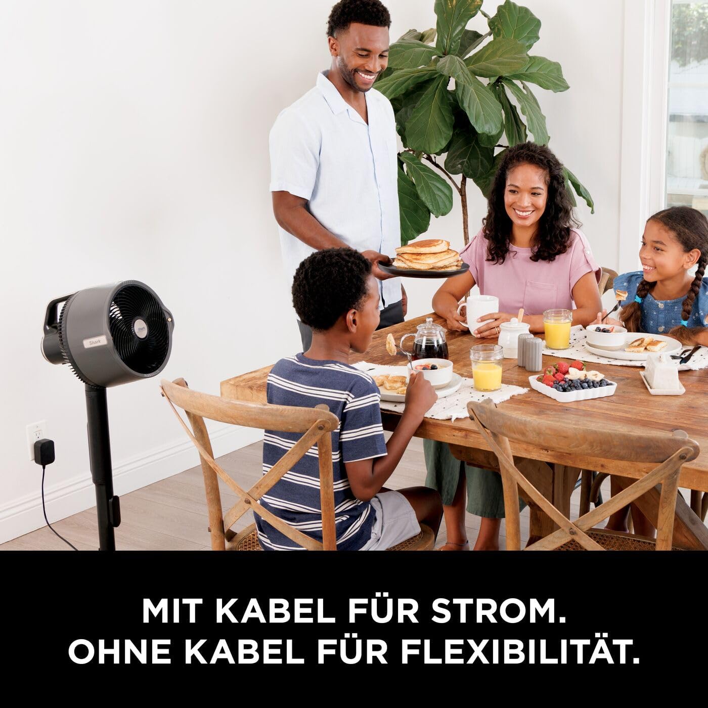 Shark FlexBreeze Pro Mist Akku-Ventilator für innen und außen + Geschenk 🎁