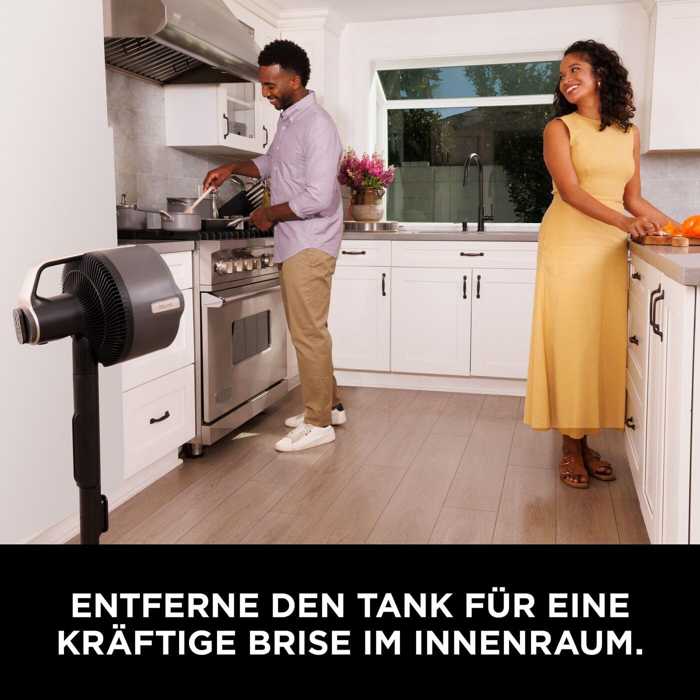 Shark FlexBreeze Pro Mist Akku-Ventilator für innen und außen + Geschenk 🎁